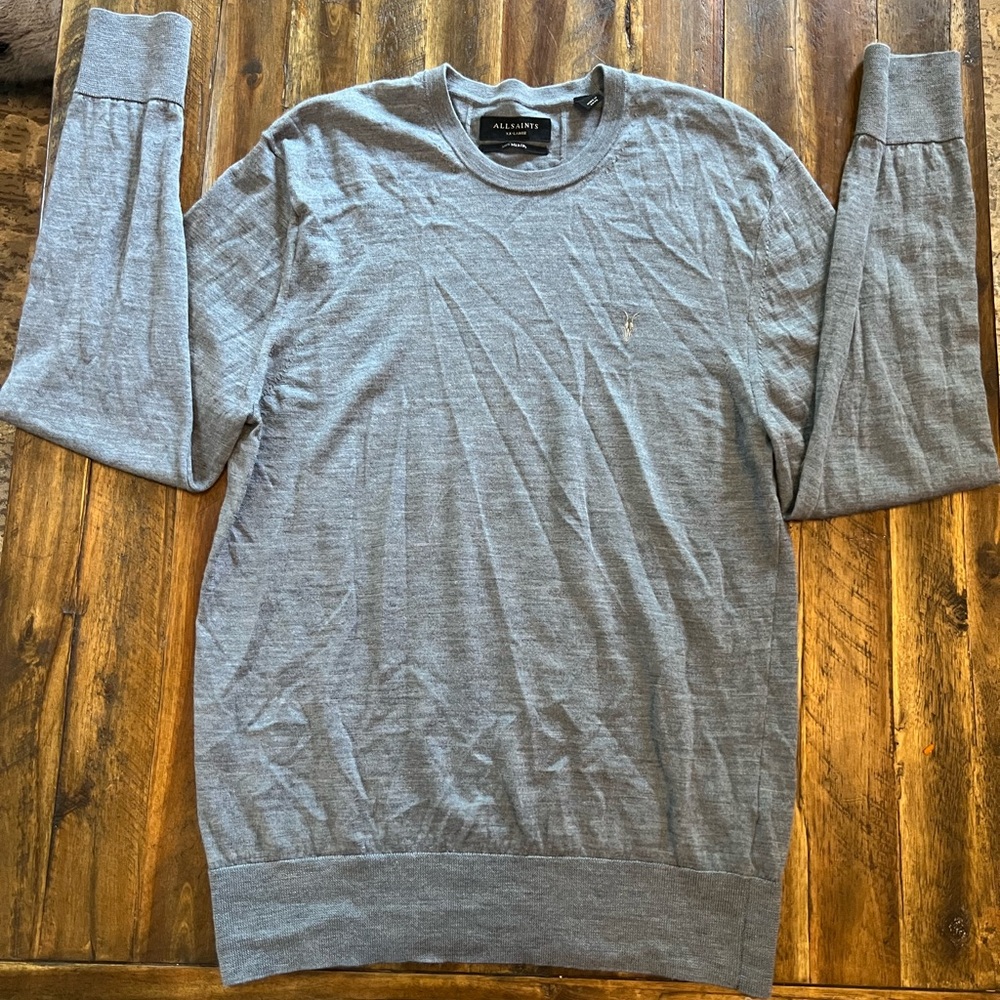 AllSaints Mode Sweater super soft 100% Merino